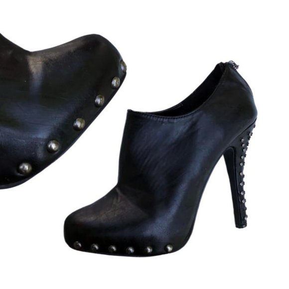 Dots Victoria Studded Ankle Booties - Picture 2 of 10